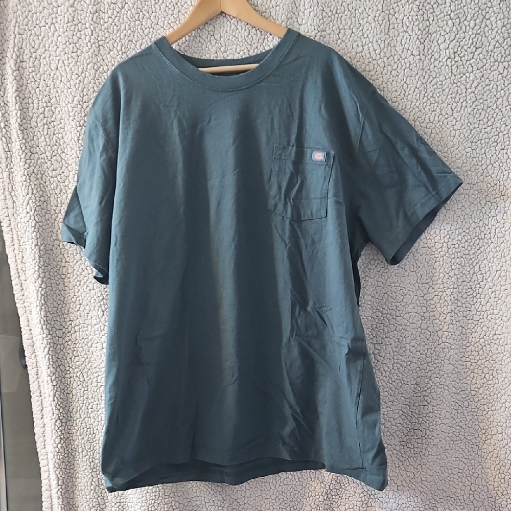 .Dickies Blue Crew Neck Short Sleeve Tee